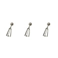 thumbnail image 2 of relayinert 4/5/6cm Ice Cream Spoon Stainless Spring Handle Masher Cookie Scoop 6cm 3Set, 2 of 6