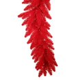 thumbnail image 1 of Vickerman Guirlande de Noël Artificielle Rouge de 9 Pieds avec 100 Lumières LED Rouges, 1 of 3
