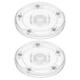 thumbnail image 1 of Uxcell 2 Paquete Plato giratorio de acrílico Lazy Susan, organizador de 3.5 pulgadas con rodamientos de bolas, 1 of 7