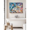 thumbnail image 6 of Colorful Stone Wall Art for Living Room,Canvas Picture Wall Decor for Bathroom Bedroom,Rainbow Abstract Oil Painting Brushwork Painting Artwork for Office Kitchen Hallway Dining Room Decor 24"x32", 6 of 8