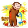 Cute Curious George the Monkey Edible Cake Topper-1/4 Sheet