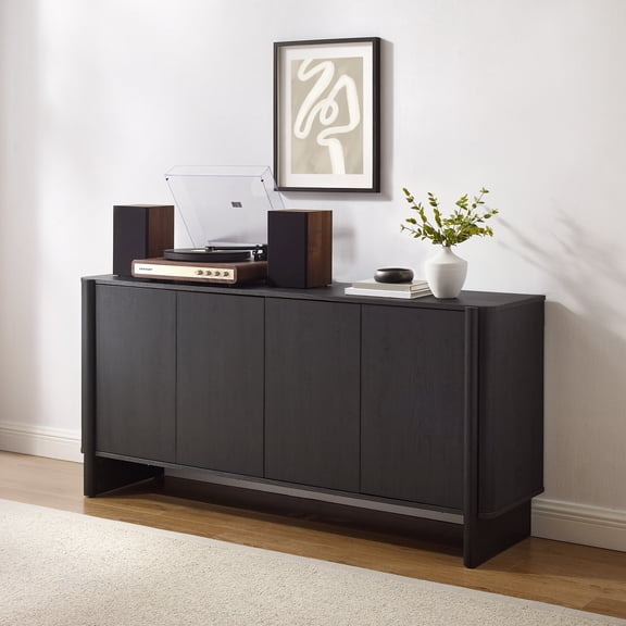 Crosley Furniture Wesley Sideboard in Black