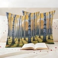 thumbnail image 3 of Fall Branch Trees Outdoor Waterproof Pillow Covers, Bare Root Tree Autumn Forest Decorative Square Throw Pillowcase Sofa Cushion Sham for Patio/Couch/Chair, 24"x24" 2 Pack, 3 of 8