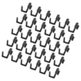 thumbnail image 4 of 30Pcs Peg Board Accessory J Shape Black HIPS for General Users, 4 of 8
