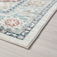 thumbnail image 5 of Transitional 5x8 Area Rug (5'3'' x 7'7'') Oriental Gray, Blue Living Room Easy to Clean, 5 of 8