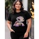 thumbnail image 4 of Women's T-Shirt,Short Sleeve Tee Shirts Casual Tops Pink Sea Turtle Crewneck T Shirt for Women, 4 of 8