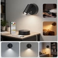 thumbnail image 1 of Lámpara De Escritorio Led Lámparas Pared Techo Con Mando A Distancia 3 Temperaturas De Color Y Regulable Magnética 360°, 1 of 4