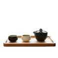 thumbnail image 5 of QLFSCXG Japanese Tea Set Holder Wooden Tea Tray Household Water Cup Tray Rectangular Tray Hotel Restaurant Tray Barbecue Tray Home Kitchen, 5 of 9