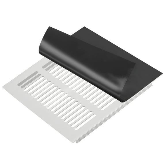 Cubierta de Ventilación Magnética Uxcell, Cubiertas de Registros de Aire de Piso y Pared, Bloqueador de Ventilación Magnético para Hogar RV HVAC Chimenea Horno Negro 11.9 " x 11.9 "