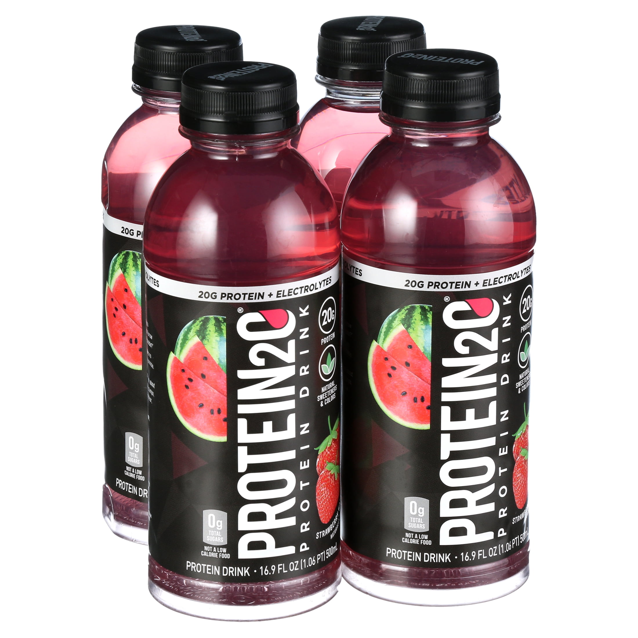 Tilbagebetale farmaceut midlertidig Protein2o 20g Whey Protein Infused Water Plus Electrolytes, Strawberry  Watermelon, 16.9 fl Oz (Pack of 4) - Walmart.com