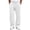 White, variant on Mens Heavyweight Baggy Sweatpants Casual Straight Wide Leg Sweat Pants Drawstring Athletic Workout Gym Jogger for Outdoor Travel