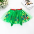 thumbnail image 2 of Cathalem Toddler Skirt Toddler Girls Tutu Skirt Kids Solid Tiered Princess Party Layered Little Tulle Skirts for Girls (Green,8), 2 of 3