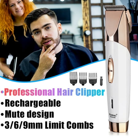 9 in 1 Electric Hair 3-Size Limit Combs Clipper Nose Trimmer Bald Head Groomer Beard Shaver Haircut Barber Body Hair Razor 110V Shaver for (Best Hair Clippers For Bald Men)
