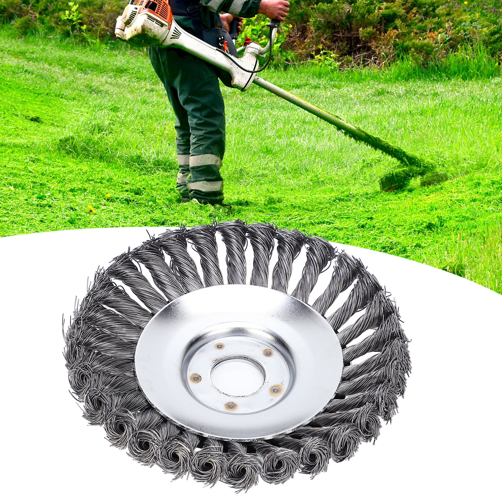 Removal Weeding Wheel Lawn Mower Bowl shaped Steel Wire NonRust Grass Trimmer Accessories 6 Inch Walmart