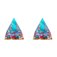thumbnail image 1 of Pyramid de cristal natural Peridot Curreación de piedra Chakra Reiki Decoración del hogar, 1 of 5