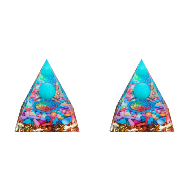 Pyramid de cristal natural Peridot Curreación de piedra Chakra Reiki Decoración del hogar