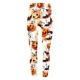 thumbnail image 5 of UVEASISHA Women Halloween Leggings Stretch High Waisted Workout Tights Funny Cute Ghost Printed Yoga Pants Buttery Soft Full Length Skinny Pants Multicolor XXL, 5 of 5