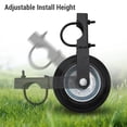thumbnail image 4 of Roulette de Portail, Roue de Portail Robuste Antirouille Capacité 500lb Roue en Caoutchouc Solide pour Extérieur, 4 of 7