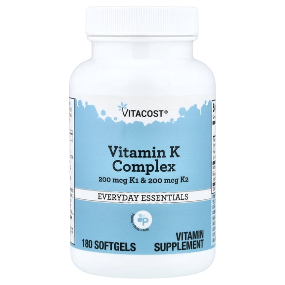 Vitacost Vitamin K Complex, 180 Softgels