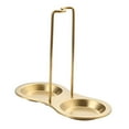 thumbnail image 2 of Soporte para Cucharas de acero inoxidable Sunnimix porta cuchara con dos platos para Hotpot Restaurante, 2 of 8