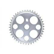 Alta Bicycle Lucky 7 Chainring (1/2 X 1/8) Sprocket, (Steel Bicycle Chrome, 42 Teeth)