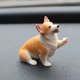 thumbnail image 1 of Mini Corgi Cute Decoration Simulation Puppy Model Car Decoration, 1 of 7