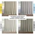 thumbnail image 4 of Exclusive Fabrics  Simply Velvet Room Darkening Curtains 2 Panels Set - Velvet Window Curtains for Living Room & Bedroom 50 X 108 - Off-White, 4 of 5