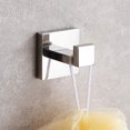 thumbnail image 4 of Gancho para toallas de baño de acero inoxidable, cuadrado, para ropa, toalla, abrigo, bata, armario, armario, soporte para esponja, colgador para baño, cocina, garaje, resistente, montado en la, 4 of 5
