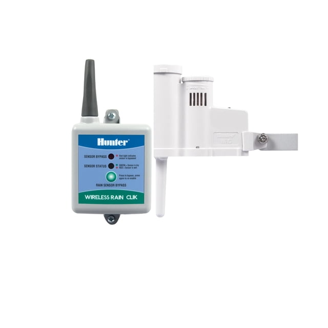 Sensor de lluvia inalámbrico Hunter Rain Clik WRCLIK con Freeze Shutoff