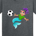 thumbnail image 4 of Inktastic Soccer Playing Mermaid Youth T-Shirt, 4 of 5
