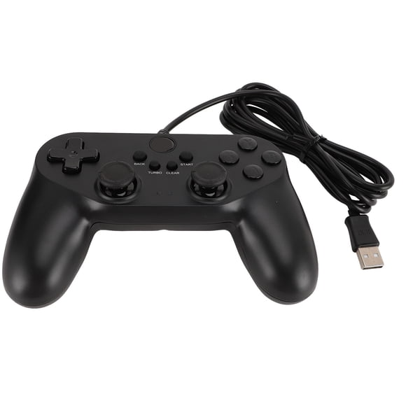 USB Wired Gaming Controller Gamepad, Ergonomic Wired PC Game Controller Plug and Play Dual Vibration for Computer
