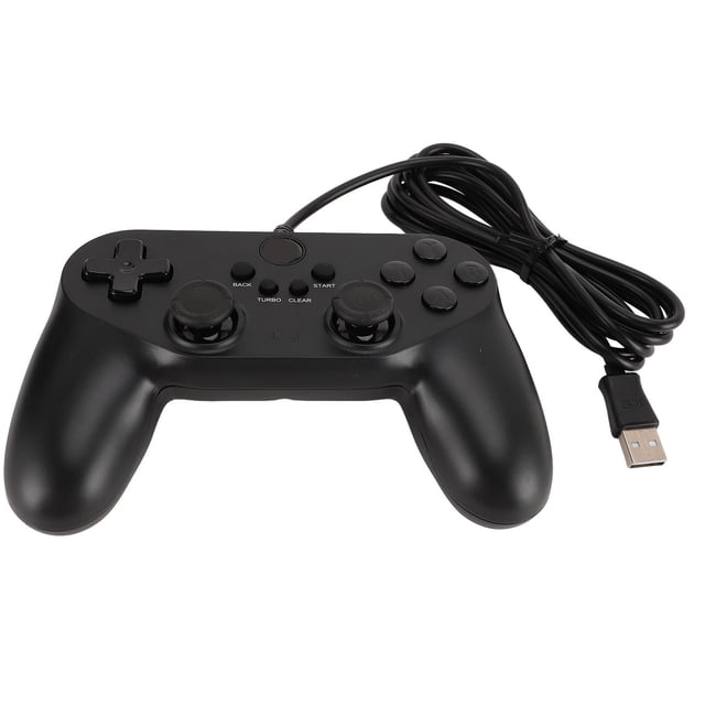 USB Wired Gaming Controller Gamepad, Ergonomic Wired PC Game Controller Plug and Play Dual Vibration for Computer