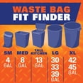 thumbnail image 2 of Hefty Trash Bags, Drawstring Multipurpose, 30 Gallon, 56 Count, 2 of 7
