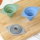 thumbnail image 5 of Pequeño embudo de cocina práctico para limpiar Mini embudos de acero inoxidable Herramienta práctica para transferir líquidos y escurrir Plegable para una variedad de tareas en la cocina, 5 of 7