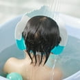 thumbnail image 4 of Adjustable Children's Dinosaur Shower Cap Soft Protective Cover for Hair Wash Eye and Ear Shield, 4 of 6