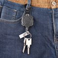 thumbnail image 4 of Belt Clip Key , 31.5in Retractable Key Chain Stainless Steel Wire Frosted Shell  For Daily Use, 4 of 8
