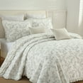 thumbnail image 5 of 3-Piece 100% Cotton Oversized Bedspread Set Coverlet Set Lightweight Quilt Set BY320, 5 of 10