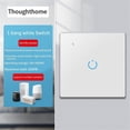 thumbnail image 5 of Tuya Wifi Smart Switch Touch Light Switch Zero Fire Line 1 Switch, 5 of 5