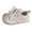 Pink#234, variant on LIIPEE Boys Girls Sneakers New Lightweight Closed Toe Non- Soft Sole Bowknot Lace Up Mesh Walking Running Tennis Gym Workout Athletic Shoes Girl Versatile Holiday School Party Sneaker,Beige,22