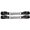 Black, variant on Showman Fully Adjustable Double Chain Nylon Curb Strap (Brown)