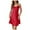 Red, variant on LIIPEE Nightgown For Women Satin Chemise Sexy Nightie Sleep Dress Sexy Sleepwear Versatile Pajamas