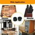 thumbnail image 5 of Large Black Round Rubber Feet, D50x35xH25mm Rubber Cutting Board Feet with Stainless Washer, Non Slip Bumper Pads for Furniture, Electronics & Application, 5 of 5
