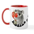 thumbnail image 2 of CafePress - I Love Koalas Mug - 11 oz Ceramic Mug - Novelty Coffee Tea Cup, 2 of 6