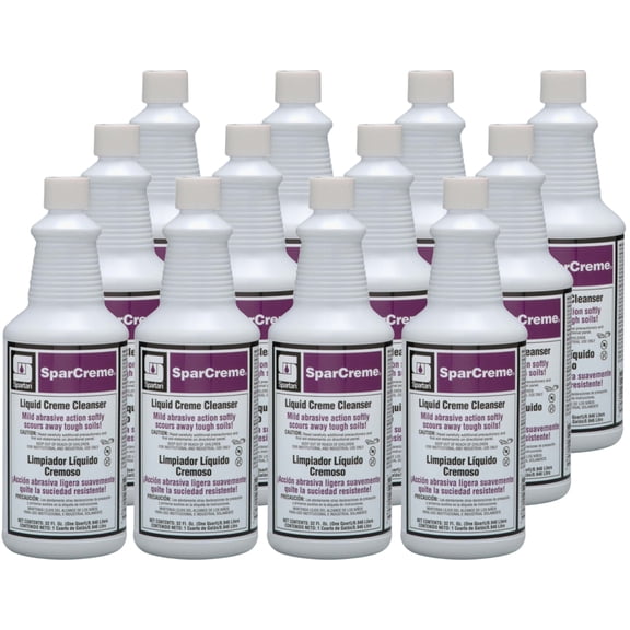Spartan SparCreme Restroom Cleaner, QUART 12