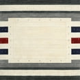 thumbnail image 1 of Ahgly Company Machine Washable Indoor Square Contemporary Army Brown Area Rugs, 3' Square, 1 of 7