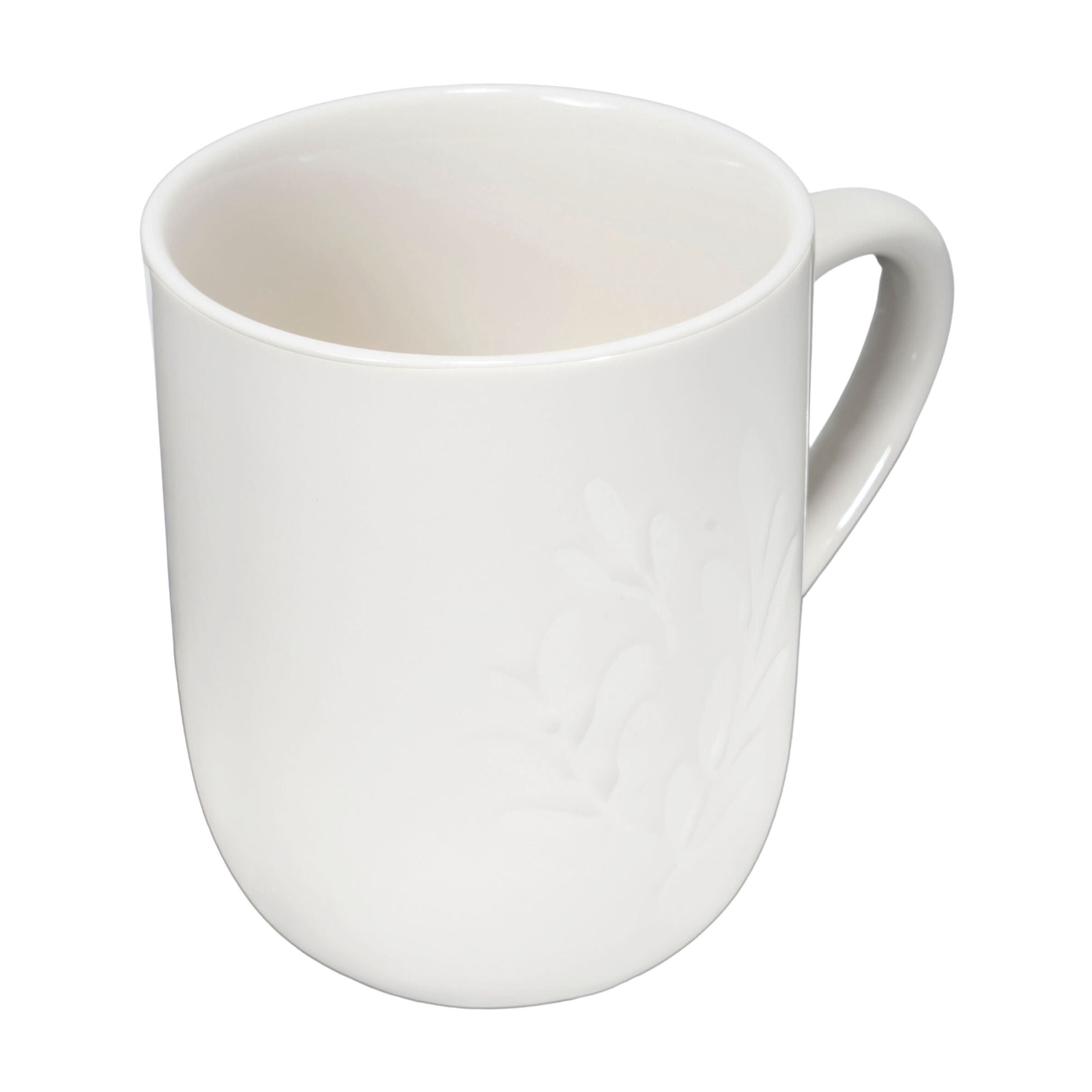 Mainstays 12oz Emelie White Stoneware Mug