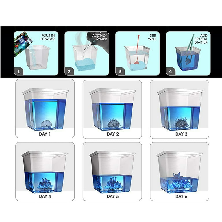 Crystal growing experimental store kit instructions
