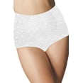 thumbnail image 2 of Bali Jacquard Shaping Brief, 2-Pack Black L Women's, 2 of 9