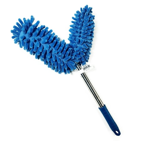 - Universal Home Dual Head Flex Neck Telescopic Duster 46.5 Inch Blue