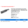 thumbnail image 2 of Front Strut and Coil Spring Assembly - Compatible with 2019 - 2020 Ram 1500 Classic 4WD 5.7L V8, 2 of 2
